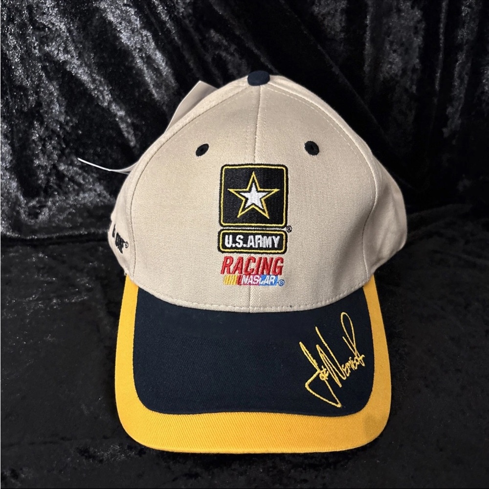 U.S. Army NASCAR Men's Hat - Black and Yellow
